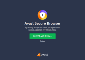 Avast secure browser installation