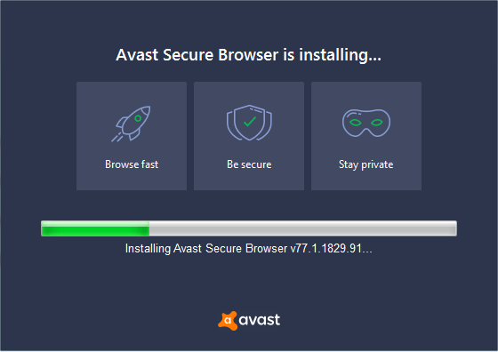 Avast Secure browser downloading files