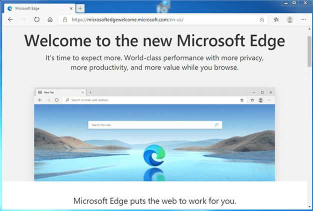 Microsoft Edge for Windows