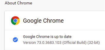 Update Google Chrome