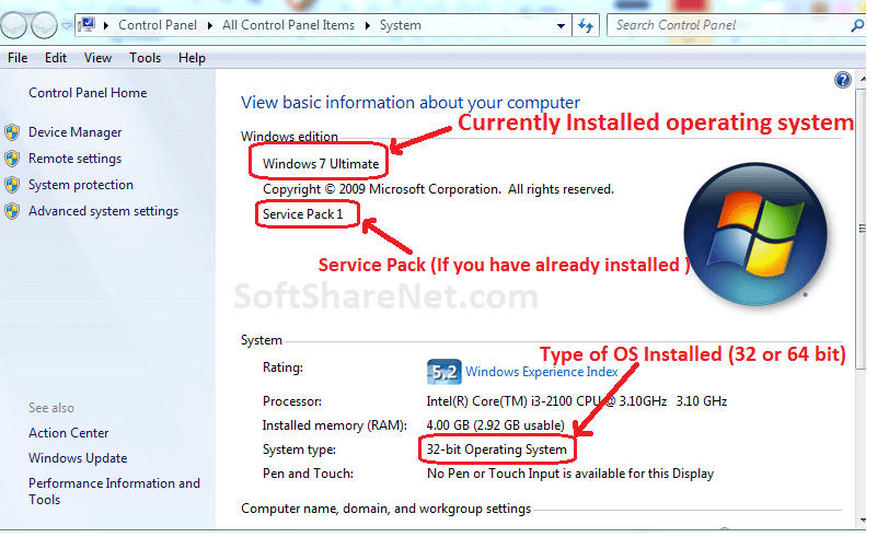 How to Check Whether Windows 7 SP1 is installed or not on a PC