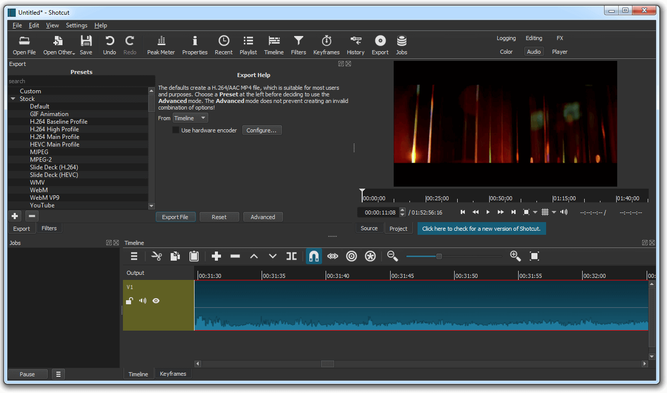 shotcut 32 bit download windows 7