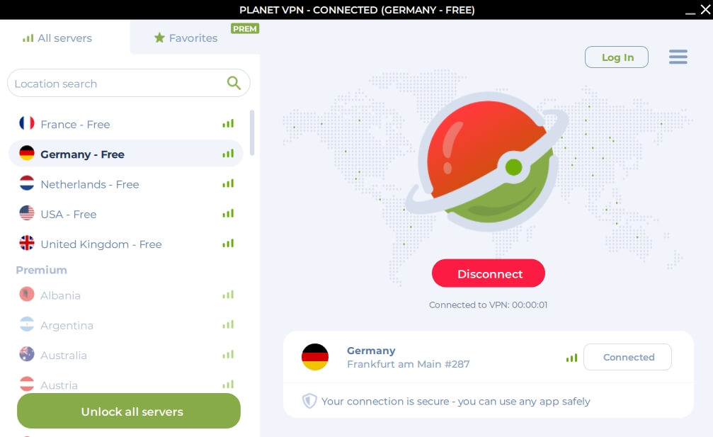 Planet VPN Download: Free VPN for Windows