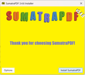 Download Sumatra PDF Reader 32-bit