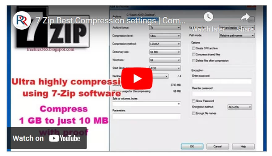 Steps to Compress Files Using 7-Zip