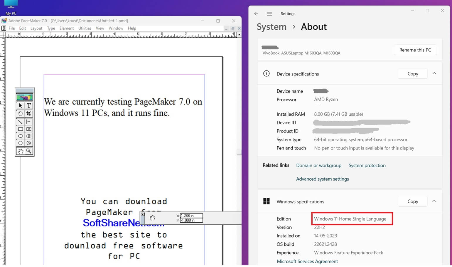 Install PageMaker on Windows 10 and 11