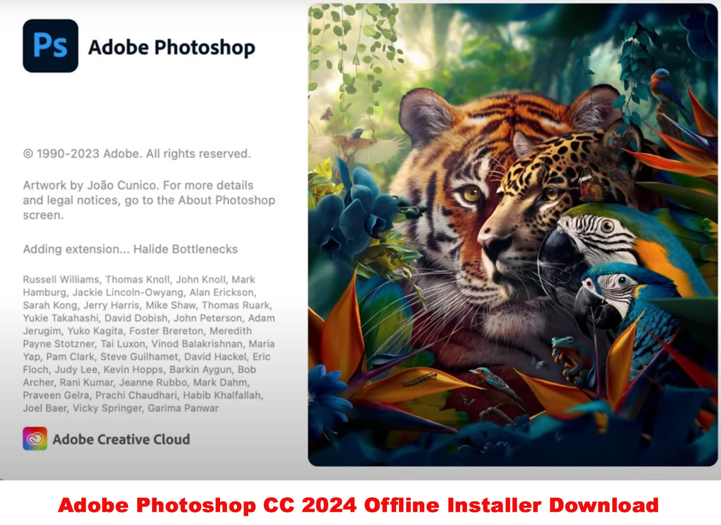 Download Adobe Photoshop CC 2024 64-bit offline installer