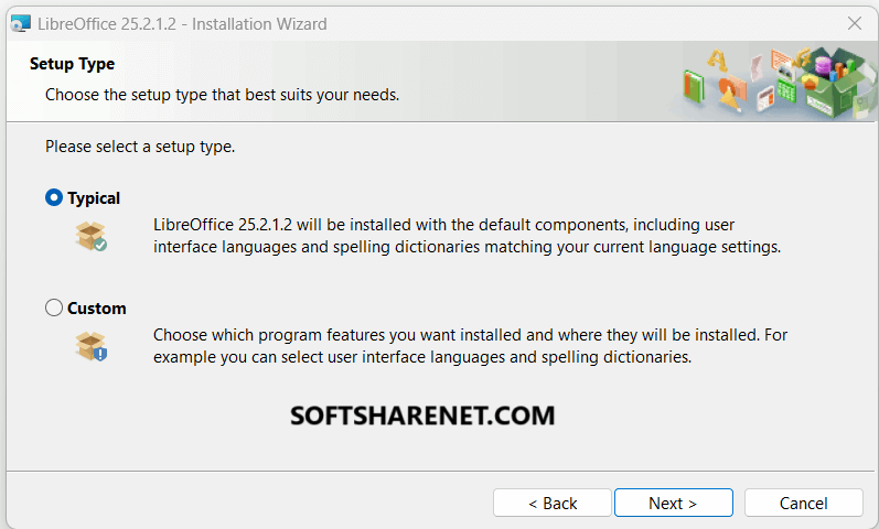 Process of Installing LibreOffice on Windows